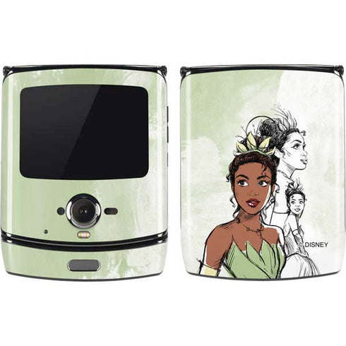 Disney Princess Tiana Sketch Motorola RAZR Skin