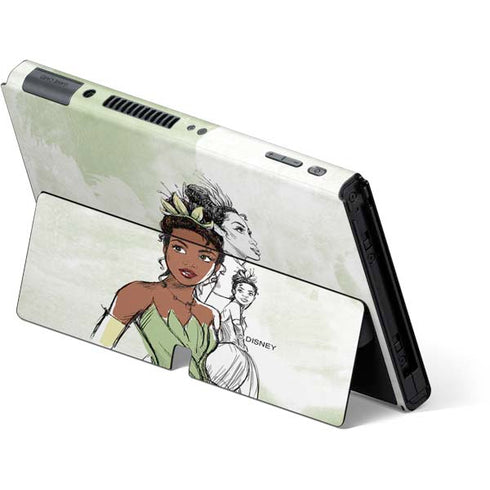 Disney Princess Tiana Sketch Nintendo Switch OLED (2021) Skin
