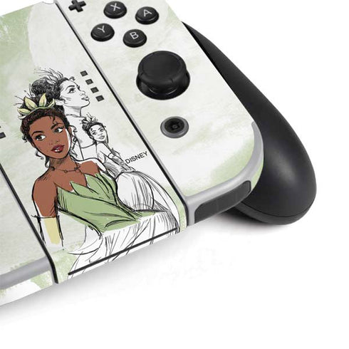 Disney Princess Tiana Sketch Nintendo Switch OLED (2021) Skin