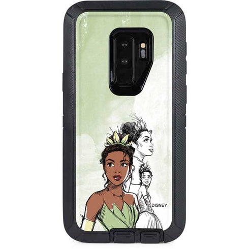 Disney Princess Tiana Sketch Otterbox Defender Galaxy Skin