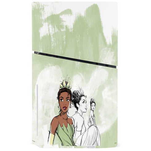 Disney Princess Tiana Sketch PS5 Slim Disk Console Skin