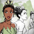 Disney Princess Tiana Sketch HP Spectre Skin