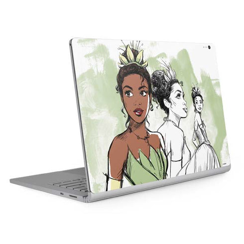 Disney Princess Tiana Sketch Surface Book 2 13.5in Skin