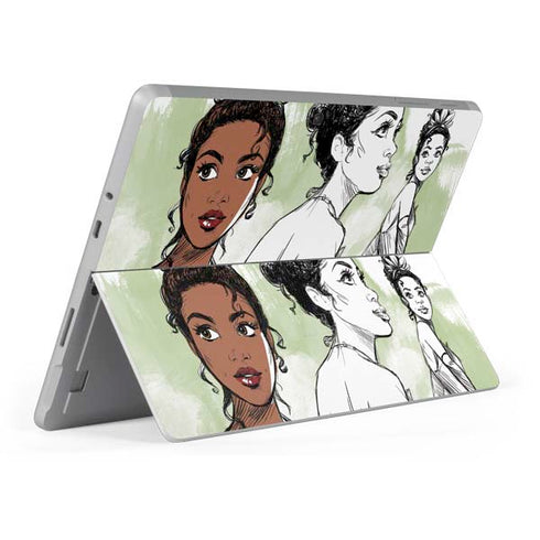 Disney Princess Tiana Sketch Surface Go Skin