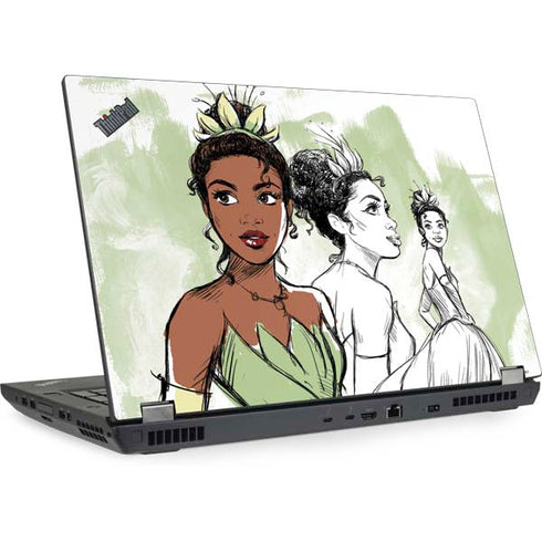 Disney Princess Tiana Sketch Lenovo ThinkPad Skin