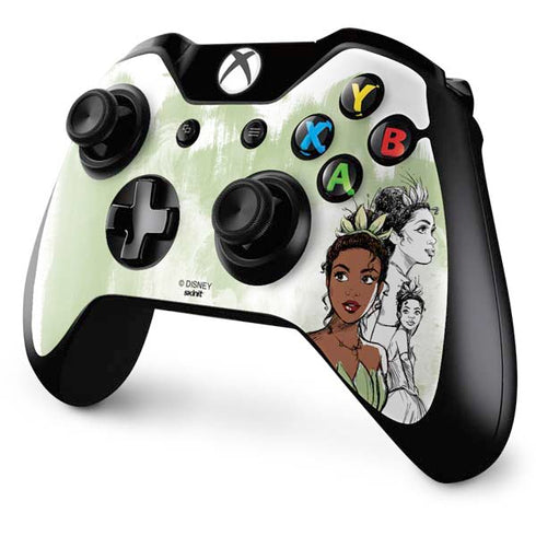 Disney Princess Tiana Sketch Xbox One Controller Skin