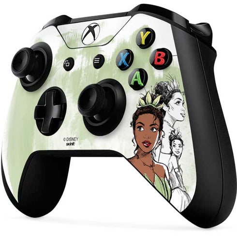 Disney Princess Tiana Sketch Xbox One X Controller Skin