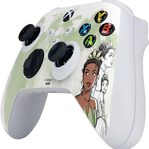 Disney Princess Tiana Sketch Xbox Series S Controller Skin