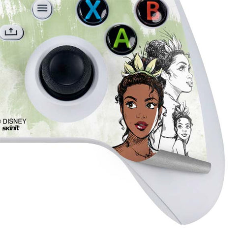 Disney Princess Tiana Sketch Xbox Series S Controller Skin