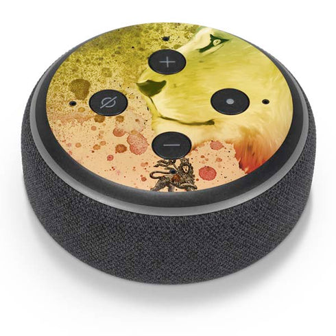 Profile of the Lion of Judah Amazon Echo Dot Skin