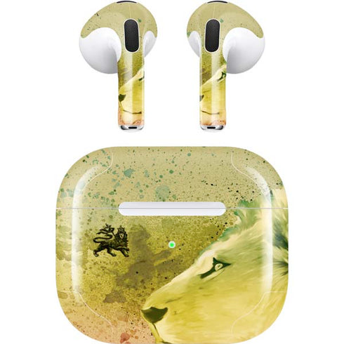 Profile of the Lion of Judah Apple AirPods (3rd Gen 2021) Skin