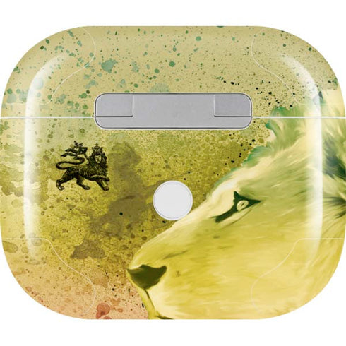 Profile of the Lion of Judah Apple AirPods (3rd Gen 2021) Skin