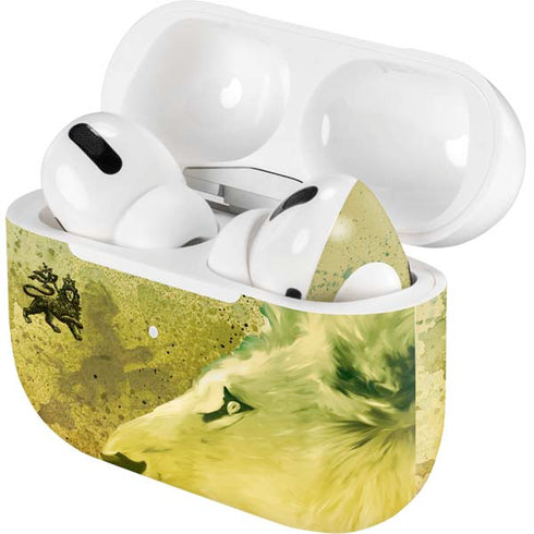 Profile of the Lion of Judah Apple AirPods Pro Skin