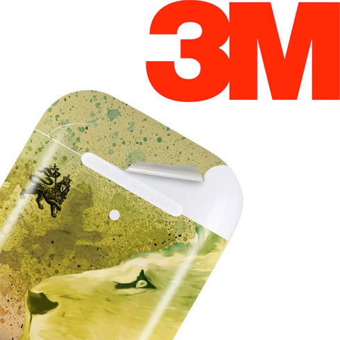 Profile of the Lion of Judah Apple AirPods Skin