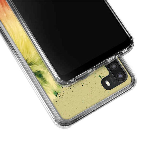 Profile of the Lion of Judah Galaxy A21 Clear Case