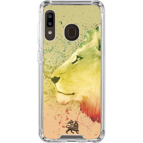 Profile of the Lion of Judah Galaxy A30 Clear Case