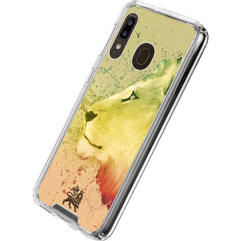 Profile of the Lion of Judah Galaxy A30 Clear Case