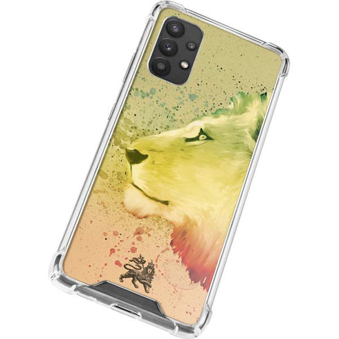 Profile of the Lion of Judah Galaxy A32 5G Clear Case