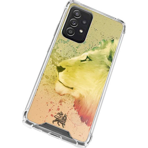 Profile of the Lion of Judah Galaxy A52 5G Clear Case