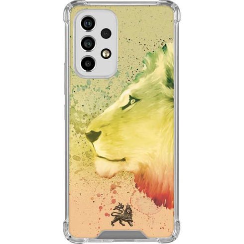 Profile of the Lion of Judah Galaxy A53 5G Clear Case