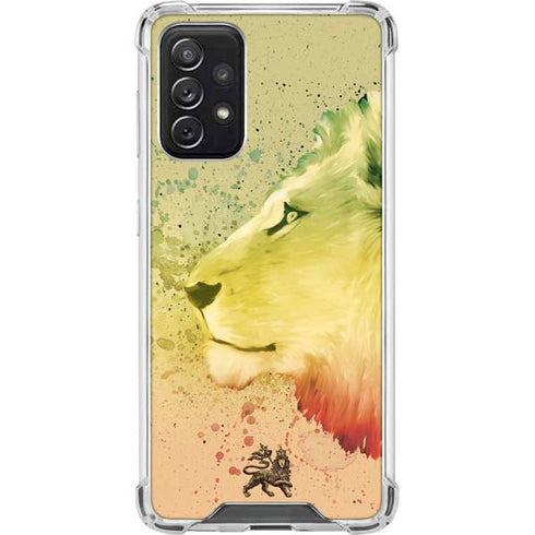 Profile of the Lion of Judah Galaxy A72 5G Clear Case