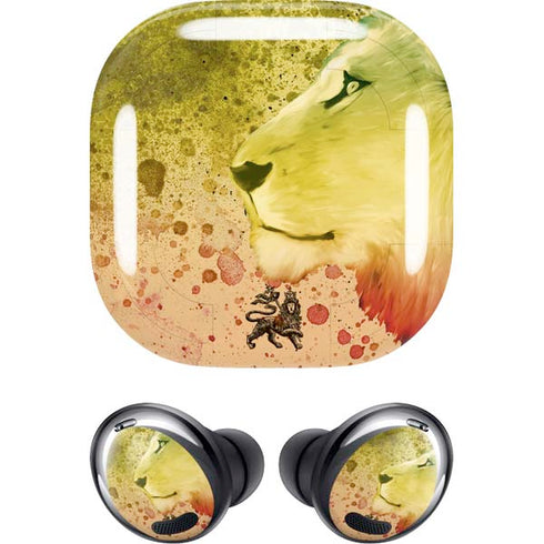 Profile of the Lion of Judah Galaxy Buds Pro Skin