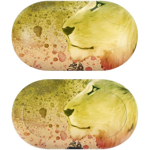 Profile of the Lion of Judah Galaxy Buds Skin