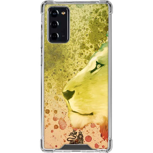Profile of the Lion of Judah Galaxy Note20 5G Clear Case