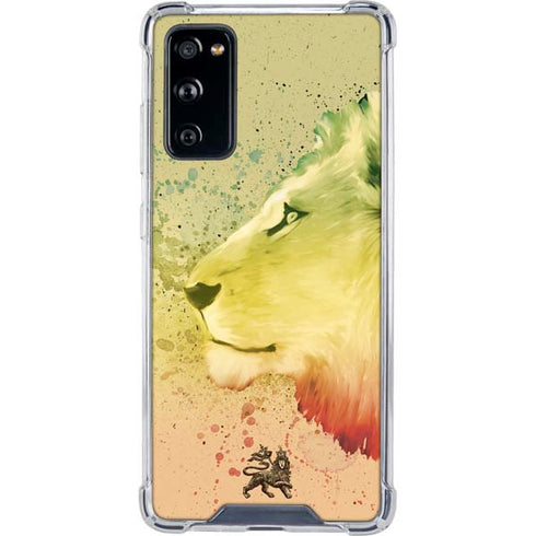 Profile of the Lion of Judah Galaxy S20 FE Clear Case
