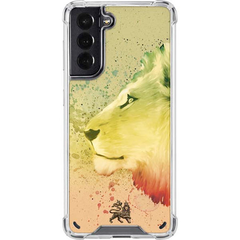 Profile of the Lion of Judah Galaxy S21 5G Clear Case