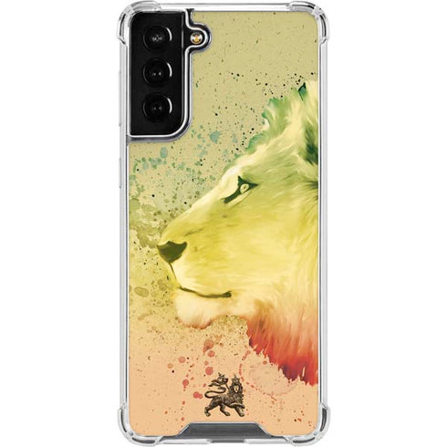 Profile of the Lion of Judah Galaxy S21 FE Clear Case