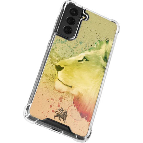 Profile of the Lion of Judah Galaxy S21 FE Clear Case