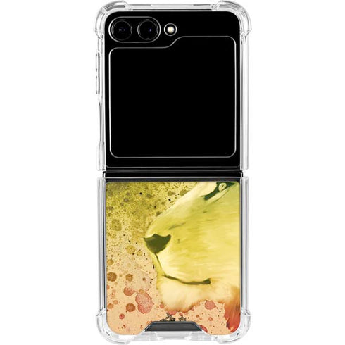 Profile of the Lion of Judah Galaxy Z Flip5 5G Clear Case