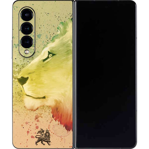 Profile of the Lion of Judah Galaxy Z Fold4 5G Skin