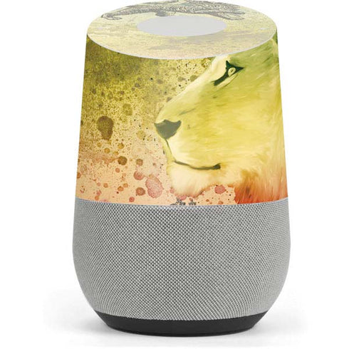 Profile of the Lion of Judah Google Home Skin