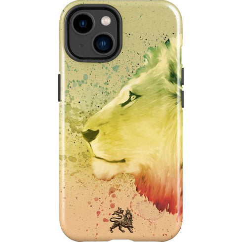Profile of the Lion of Judah iPhone 15 Plus Impact Case