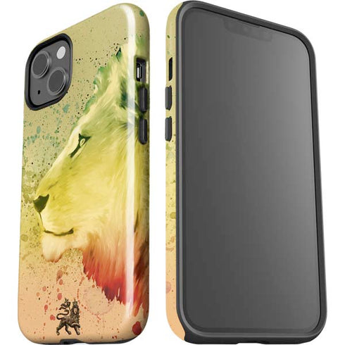 Profile of the Lion of Judah iPhone 15 Plus Impact Case