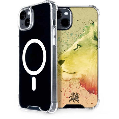 Profile of the Lion of Judah iPhone 15 MagSafe Case