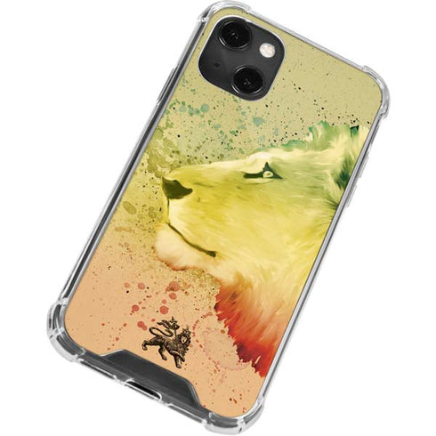 Profile of the Lion of Judah iPhone 14 Plus Clear Case