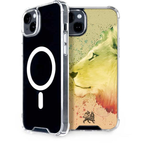 Profile of the Lion of Judah iPhone 15 Plus MagSafe Case