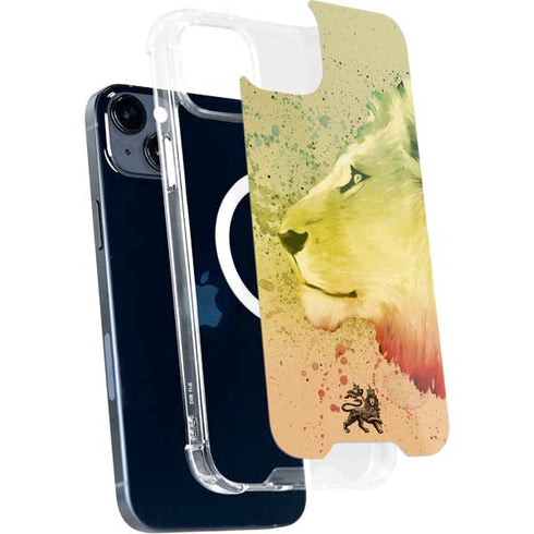 Profile of the Lion of Judah iPhone 15 Plus MagSafe Case