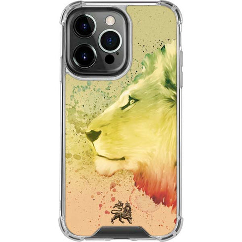 Profile of the Lion of Judah iPhone 14 Pro Clear Case
