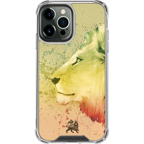Profile of the Lion of Judah iPhone 14 Pro Max Clear Case