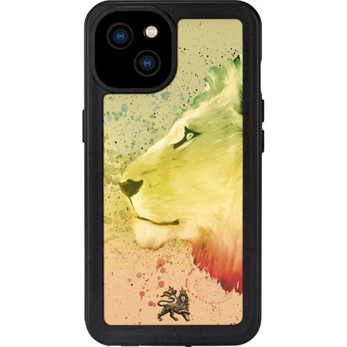 Profile of the Lion of Judah iPhone 15 Plus Waterproof Case