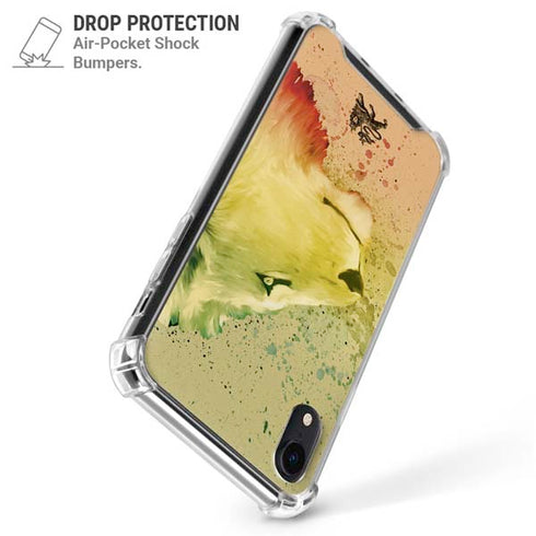 Profile of the Lion of Judah iPhone XR Clear Case