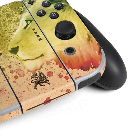 Profile of the Lion of Judah Nintendo Switch OLED (2021) Skin