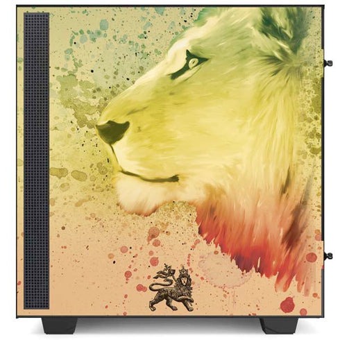 Profile of the Lion of Judah NZXT H510 Compact ATX Mid-Tower Case Skin