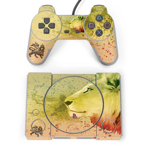 Profile of the Lion of Judah PlayStation Classic Bundle Skin