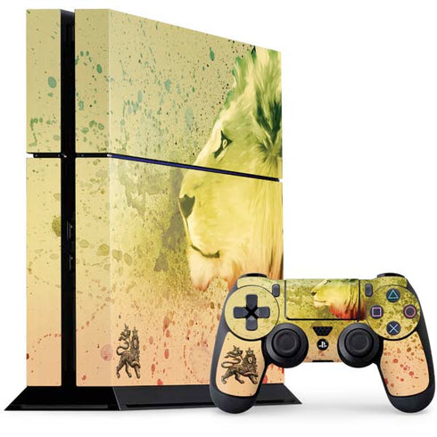 Profile of the Lion of Judah PS4 Console and Controller Bundle Skin
