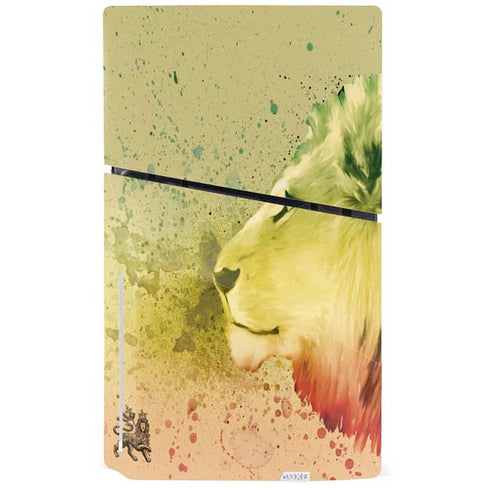 Profile of the Lion of Judah PS5 Slim Disk Console Skin